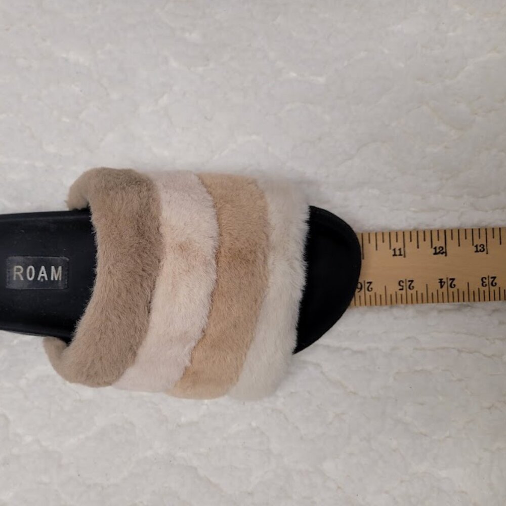 Roam Prism Slippers Faux Fur Cream - Picture 9 of 9